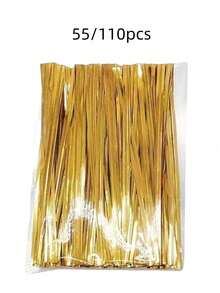 50/100 Clear OPP Popcorn Bags. Plastic Bag, Baking Plastic Gift Bag, Bag And Tie Wire, Need Tie Wire In Addition, Storage Bag, Candy, Snacks, Fruit, Kitchen Storage, Household Storage - Multicolor - View 5
