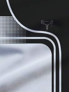 男士撞色条纹鹿图案短袖圆领T恤，休闲时尚，100%涤纶面料，触感顺滑，舒适透气，轻盈弹力，适合夏季穿着。 - 彩色 - 查看 4