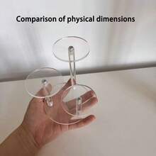 1 pieza Estantería de exhibición acrílica multifuncional, estantería de almacenamiento de escritorio de material acrílico transparente para joyería, coleccionables, maquillaje y figuras - transparente - Ver 10