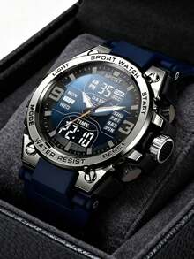 1 件多功能运动电子表，双显示屏，适合日常佩戴，馈赠佳品 - 均碼 - 查看 3