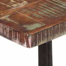 Bistro Table 60x60x76 Cm Solid Reclaimed Wood - Brown - View 8