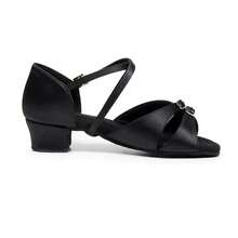 Women's Professional Latin Dance Shoes With Soft Sole, Mid-Heel New Arrival Suitable For Competition And Exam, Ballroom Dance Shoes