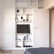 Noguez. 100x60cm. 2 Piezas de Papel Tapiz Autoadhesivo tipo Madera Blanca, Vinilo Decorativo Impermeable y Autoadherible para Encimeras, Cocinas, Muebles, Paredes o Pisos. (Madera Blanca) - Mármol - Ver 11