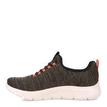Skechers Men's GO WALK Flex - Ultra - Green, EXTRA WIDE Shoes - Running Shoes Men Shoes - Shoes For Men - 橄欖綠 | 黑色 - 查看 3