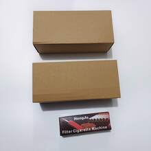 200/400 Pieces Cigarette Rolling Machine + Cigarette Paper Empty Cigarette Tube With Filter Creative Mini Paper Cigarette Tube DIY Cigarette Accessory With Filter Cotton Includes Empty Cigarette Butt Suitable For Cigarettes (Thickened Three-Layer Pressure-Resistant Cardboard Box Packaging) - Multicolor - View 1
