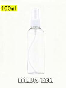 4个创意塑料香水喷雾瓶，简约透明便携旅行香水喷雾器，无酒精细雾小喷雾瓶（100毫升/50毫升/30毫升/20毫升/5毫升） - 彩色 - 查看 9