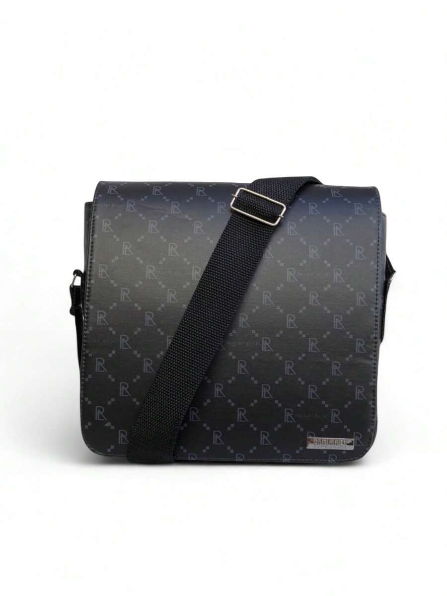 Men Briefcase - 黑色 - 查看 1