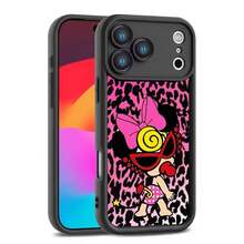 Funda de Teléfono Mini H- con Estampado de Leopardo para 17,16,15,14,13,12,11 Pro,Max,Plus,E,Air, Compatible, Cubierta Completa Negra de TPU - z8 - Ver 8