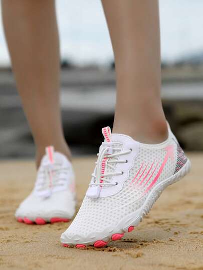 Unisex Schnell-Trocknende Wasserschuhe, Leicht & Rutschfest Damen Sommer Outdoor Strand Schwimm Fischen Surf Schuhe, Geeignet für Schwimmen, Angeln, Strandparty