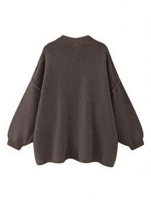 Cardigan elegante e casual in stile vintage, adatto per il lavoro e gli spostamenti, con vestibilità morbida e manica lunga, per l'autunno/inverno