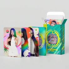 124张KATSEYE跨国女子组合照片卡片套装 | Gabriela、Lana、Sophia、Manon、Yoonchae、Mei LOMO迷你卡片和贴纸 | 高清双面KPOP偶像粉丝收藏，最新《TOXIC》和《Born To Shine》专辑系列，剪贴簿和日记装饰，流行音乐周边，2025年限量版粉丝收藏礼物 - 彩色 - 查看 6