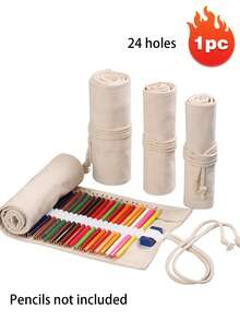 Serie cu modele florale și frunze de arțar - Artistic - Proaspăt de înaltă calitate - Pânză - Penar, Penar mic cu motive florale, Penar drăguț cu motive florale - Vine cu suport din nailon pentru pensule de machiaj (cu șnur), Rolă de creioane, Suport portabil pentru pensule, Husă pentru creioane din pânză lucrată manual, Cutie pentru creioane de mare capacitate (Unisex), Diverse modele în formă de buze, Papetărie, Înapoi la școală, Geantă