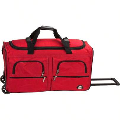 Rockland Melbourne Hardside Expandable Spinner Wheel Luggage RED 36" Melbourne Hardside Expandable Spinner Wheel Luggage