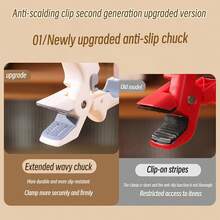 三合一多功能厨房夹，耐热锅垫，碗夹，开罐器，防滑烹饪用具，多种颜色可选 - 彩色 - 查看 10