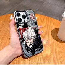 Funda de Teléfono Popular Anime DAN DA Dan Compatible con iPhone 16, 15, 14, 13, 12, 11 Pro Max X/XR/XS MAX 8 Plus 252 - Funda Trasera Mate a Prueba de Golpes, Funda de Teléfono Linda, Funda de Teléfono, Textura Suave, Diseño Impreso UV, Entusiasta de la Tecnología - Mezcla de colores - Ver 5
