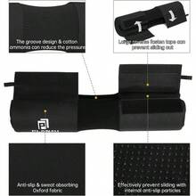 Barbell Pad Women/Men, Squat Pad Deadlifts/ Press/Lunges, Shoulder Neck Support Weight Lifting Bar Cushion Workout Foam Hip Thrusts Foam Sponge Pad