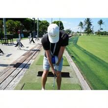 Compression Ball - Swing Trainer U2013 Forearm Connection Aid Impact Position U2013 Fix Chicken Wing, Improve Tempo, Backswing Ball Striking U2013 Soft Foam - Grey/Blue - View 5