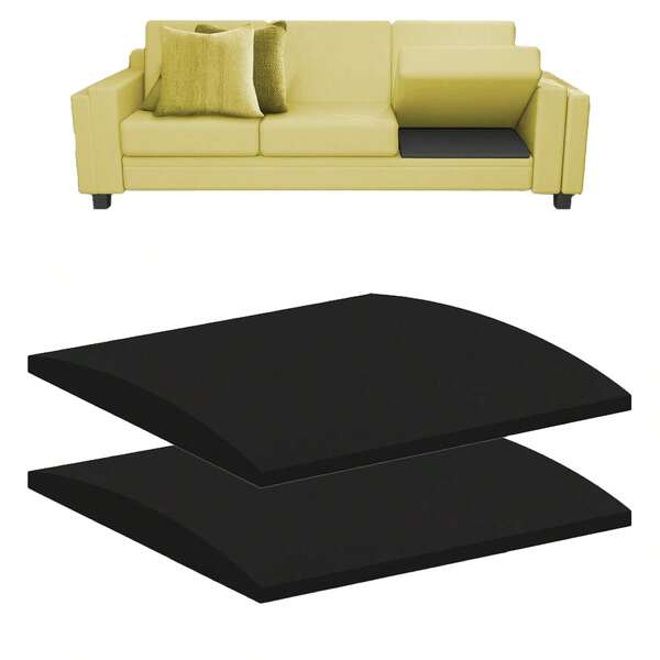 40D Curved Sofa Cushion Support, Used To Solve Sunken Seat Issue, Insertable High Resilience Sofa Pad, Repair Sofa Indentation To Improve Comfort, Size: 22"X22"X2"