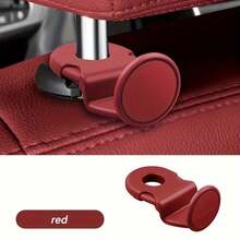 2pcs Universal Car Seat Back Hooks - Durable ABS Material, For Rear Storage, Bag Hanging, And Small Item Organization, Space-Saving Car Interior Accessory - Multicolor - View 8