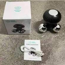 4-In-1 Handheld Vibrating Massager With 3 Kneading Massage Heads, Suitable For Self-Relaxation Massage, Mini Massager - Multicolor - View 9