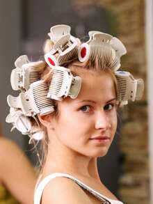 مشبك صالون الحلاقة للتجعيد والصبغ، مشبك مقاوم للحرارة، مشبك خاص لتصفيف الشعر، قضيب تسخين، مشبك مقاوم للحرارة للعناية بالشعر بالتجعيد والتزييت، أدوات تصفيف الشعر.