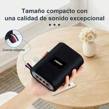 Altavoz Bluetooth portátil, mini altavoz, ideal para coche, escritorio, gimnasio, exteriores, hogar, móvil y jardín. ¡Oferta navideña! - camuflaje - Ver 4