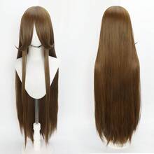 Karida 角色扮演假发短款合成假发，带刘海，14 英寸通用角色扮演假发，适用于合成头发，尖刺分层直发，男士化装舞会假发，无胶耐热纤维头发，高密度自然外观角色扮演假发