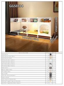 Detachable Indoor Dog House With Litter Box, Convenient Installation, Spacious For Rabbits, Cats, Small Pets - Multicolor - View 17
