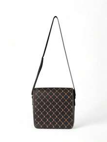 Men Briefcase - Rust Brown - View 3