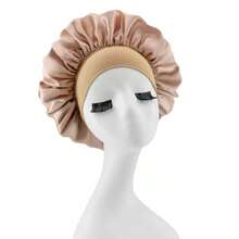 1pc Luxury Satin Silk Sleep Cap - Anti-Frizz Hair Care, Adjustable Drawstring, Unisex Dry Hair Cap (Curly/Straight), Breathable Winter Night Hair Care Essential, 2026 Gift - Multicolor - View 14