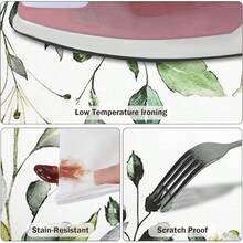 Water-Resistant Round Tablecloth With Elastic Edge For 40-44" Tables - Daily-eucalyptus - View 8