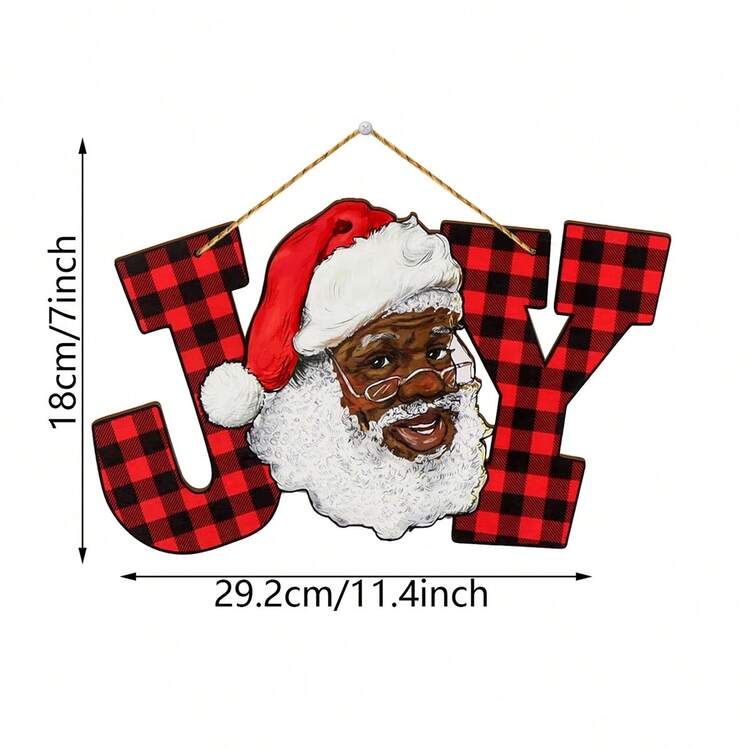 1 peça/100 peças Feliz Natal Papai Noel Placa de madeira para pendurar Placa de boas-vindas de Natal Placa de porta de madeira para porta de inverno para Natal Ano Novo Casa de fazenda Escritório em casa Cozinha Decoração de janela - Multicolorido - Ver 10