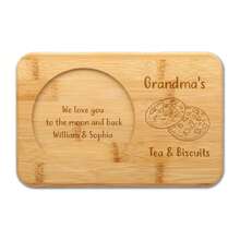 1PC 23x15x1.5cm Personalised Tea & Biscuits Board, Personalized Gifts, Housewarming Gift, Grandad Gift, Mom Gift, Thank You Gift, Tea Gifts, Coffee Gifts - A3-birthflower Pattern - View 12