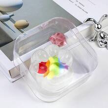 New  Taba Squishy Cube Kit – Nice Transparent Fidget Toy With Rainbow Design For Stress Relief,Seasonal Gifts - Thuốc lá 1 - Xem 4