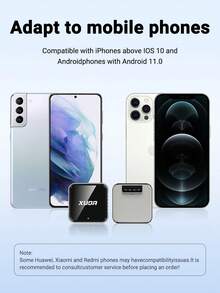 XUDA新款CarPlay AI Box迷你超级盒，支持有线转无线，具备无线CarPlay和安卓二合一功能，配备2.4-5.0GHz WiFi 5，适用于99%配备有线CarPlay和安卓功能的车辆。 - 橘色 - 查看 8