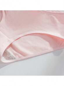 5 Pack & Soft Hipster Underwear - No Show Cheeky Briefs With Bow, Pastel Colors (, Pink, White, Beige, Peach) - Breathable Full Coverage Low-Rise Panties For Daily Wear - Mixed Color(5Pcs) - 查看 7
