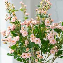 1/80 Stück Künstliche Blumen - Seidenrose, Künstliche Pflanzen, Zuhause, Esszimmer, Wohnzimmer, Muttertags-Geschenke, Geburtstagsgeschenke, Abschlussgeschenke, Hochzeitssaison, Blumenkunst, Fotografie-Requisiten, Frühling, Vase, Blumenwand, Blumenkranz, Brautstrauß, Hochzeitsdekoration, DIY Blumenkranzmaterial, Geburtstagsparty-Dekoration, Wohnaccessoires, Valentinstag. - Pink - Übersicht 5