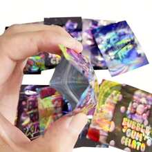 100pcs Cali Packs Heavy-Duty 2.36x3.15 Inch (6x8cm) Mylar Ziplock Bags - Waterproof, Smell Proof, Self-Sealing Party Favor Bags With Fast Food Designs (Big Burger, Ice) - Ideal For Candy, Birthday Parties, Bakeries, Grocery Stores - Reusable Mylar Pouch - Multicolor - View 3