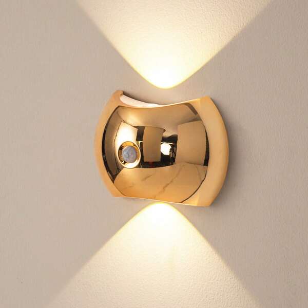 Luz nocturna con sensor de movimiento LED, lámpara de inducción, lámpara de pared LED, recargable por USB y con batería de 1200mAh, luz de decoración interior de oficina, escalera de oficina, luz debajo del gabinete, pasillo del dormitorio, escalera