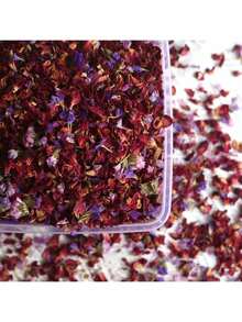 1 pieza 30g/60g/90g/120g Pétalos de rosa secos, flores de nomeolvides, pétalos de rosa borgoña para decoración, adecuados para manualidades DIY, artesanía, aromaterapia, elaboración de velas