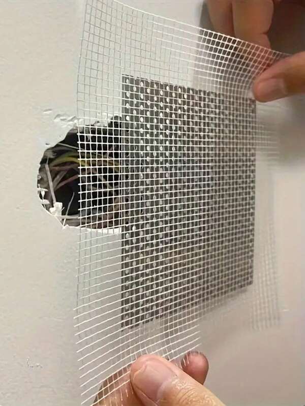 ‌5 Packs Aluminum Wall Repair Patches - Crack & Leak Fix For Damaged Walls Wallpaper Wall Paper Wall Stickers Wall Decor Room Decor Bedroom Decor