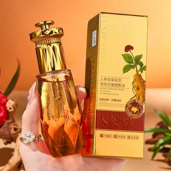 HAICUIER 35毫升人参冬虫夏草提取物抗皱修护面部精油，保湿、紧致、抗衰老