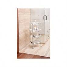 Estante De 4 Niveles con Ruedas, Organizador Multiusos Carrito De Cocina - inicial - Ver 5