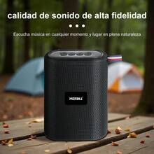 Altavoz Bluetooth portátil, mini altavoz, ideal para coche, escritorio, gimnasio, exteriores, hogar, móvil y jardín. ¡Oferta navideña! - camuflaje - Ver 5