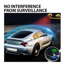 Car Invisible Sensor With Adjustable Blocking Signal Coverage And Wide Portable Radio Jammer Suitable For Daily Use