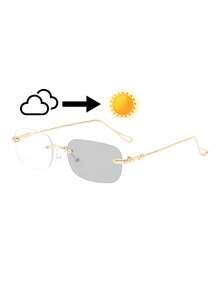 1 副 2025 金属简约时尚无度数眼镜，适合阅读、办公室、派对、时尚单品、摄影配件