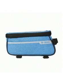 1 Pack Hard Shell Bike Bag, Waterproof Bike Phone Holder With Touch Screen, Bike Accessories With Rain Cover For Phones Under 6.9 Inch, Waterproof Bike Front Rack Bag With TPU Touch Screen Visor And Rain Cover, Bike Storage And Phone Holder For Mountain Bikes - Multicolor - View 10