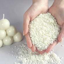 纯天然大豆蜡，适用于蜡烛制作 - 1000/500/200/100克，无添加剂，DIY手工蜡烛制作原材料套装，香氛蜡烛 Max