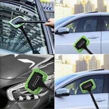 1pc Car Windshield Defogging Cleaning Brush, Windshield Wiper Tool And Glass Cleaner, This Multifunctional Tool Combines Defogging Brush And Windshield Wiper Function To Efficiently Clean And Restore Visibility.