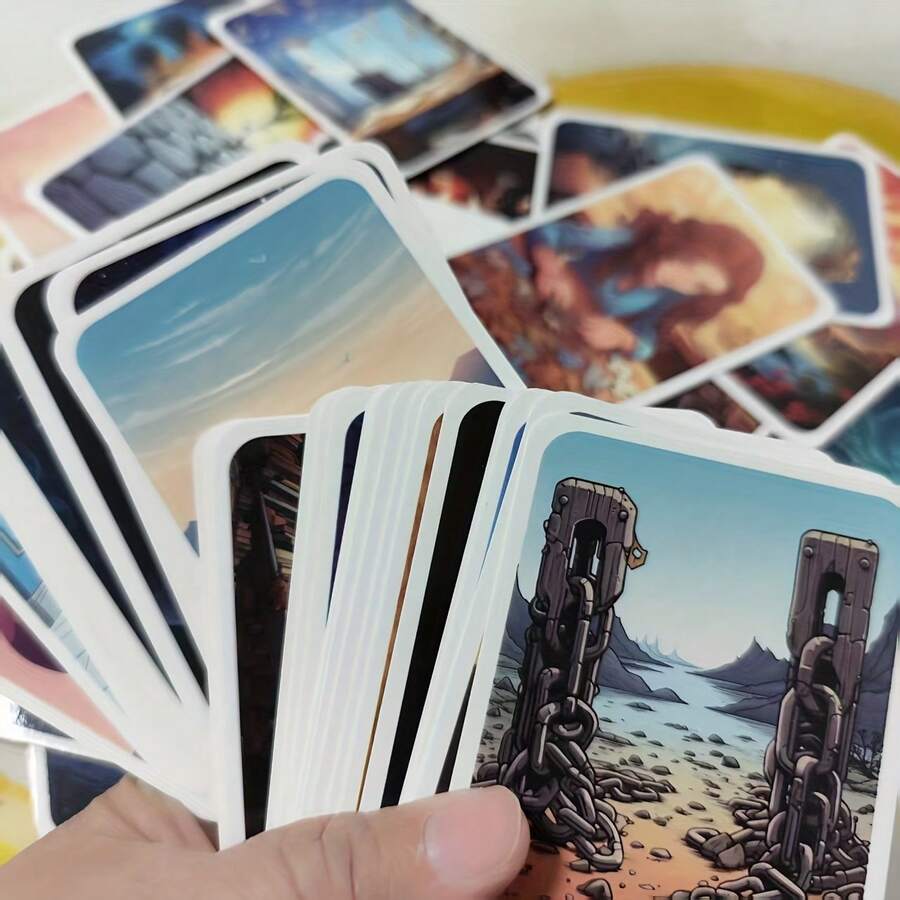 Metaphor Cards (OH Cards): A Creative Exploration And Communication Tool, Sparking Inspiration And Promoting Deeper Connections. A Creative Card Game Suitable For Team Building, Intimate Relationships, And Personal Reflection. - Multicolor - View 1